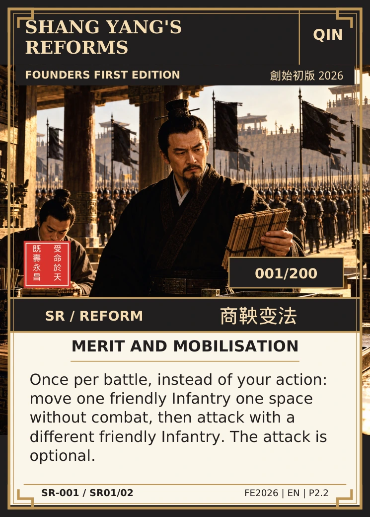 Shang Yang's Reforms — complete illustrated card
