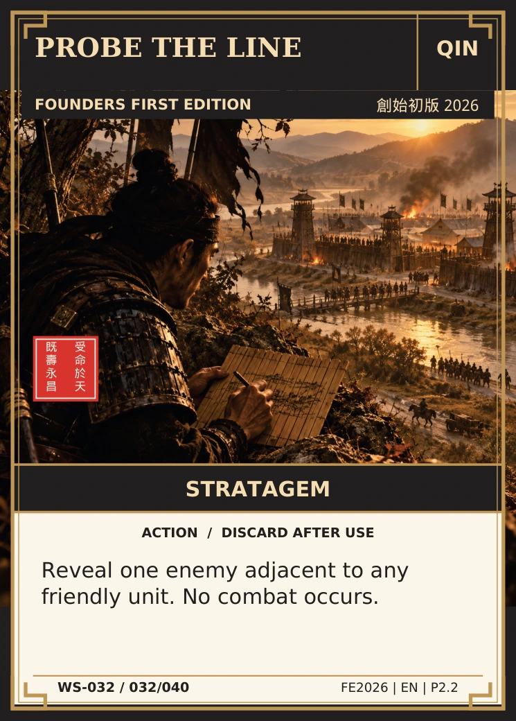 Probe the Line — complete illustrated card