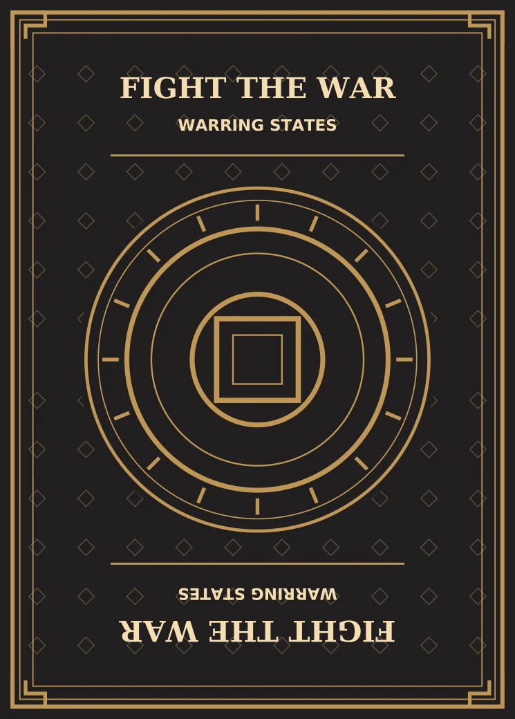 Common symmetrical card back